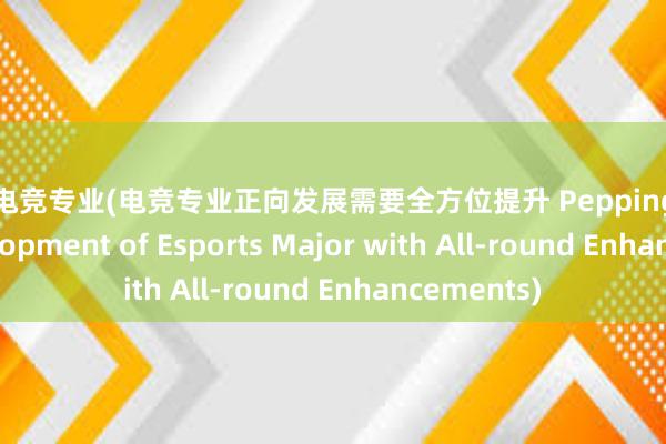 清化电竞专业(电竞专业正向发展需要全方位提升 Pepping Up the Development of Esports Major with All-round Enhancements)