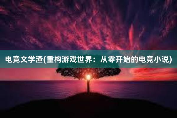 电竞文学渣(重构游戏世界：从零开始的电竞小说)