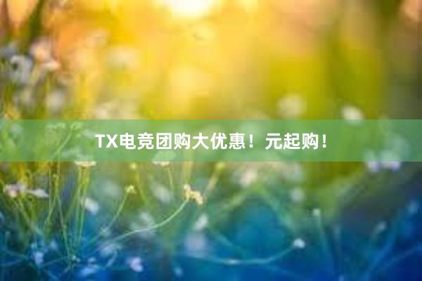 TX电竞团购大优惠！元起购！